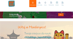 Desktop Screenshot of mandarynka.edu.pl